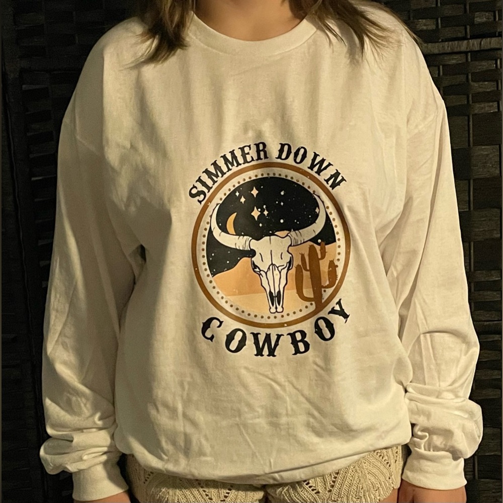 Simmer Down Cowboy
Long Sleeve Shirt NWT